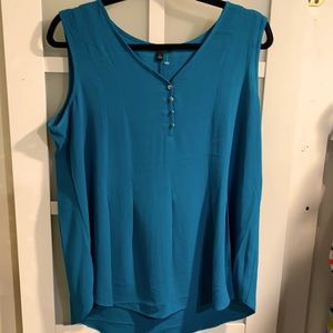 Turquoise work wear tank NWT